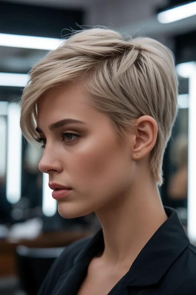 Moonlit Blonde Pixie