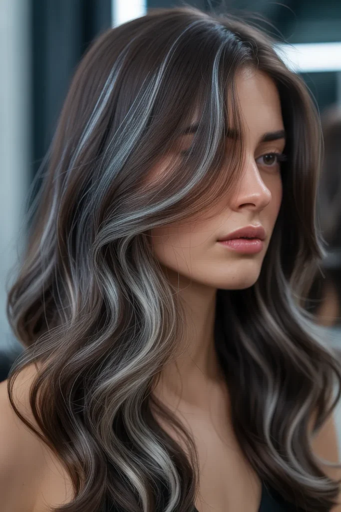 Moonlit Brunette Waves