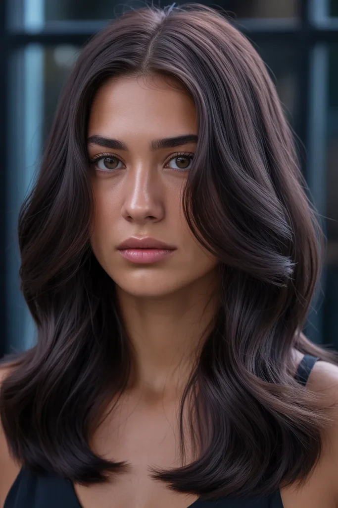 Plum Noir Brunette