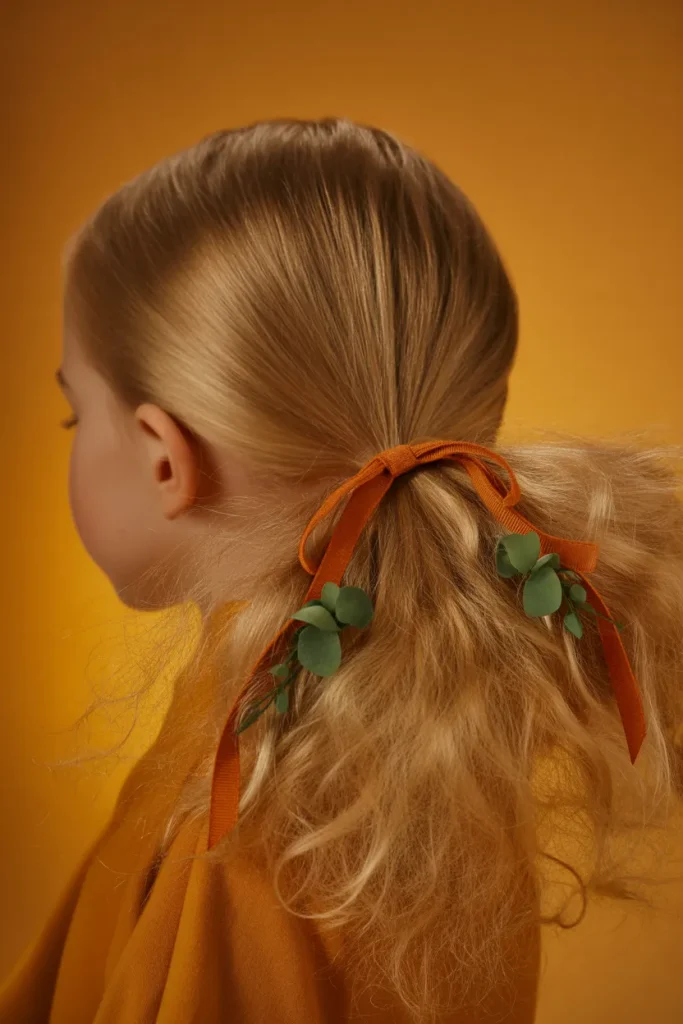 Pumpkin Patch Ponytail