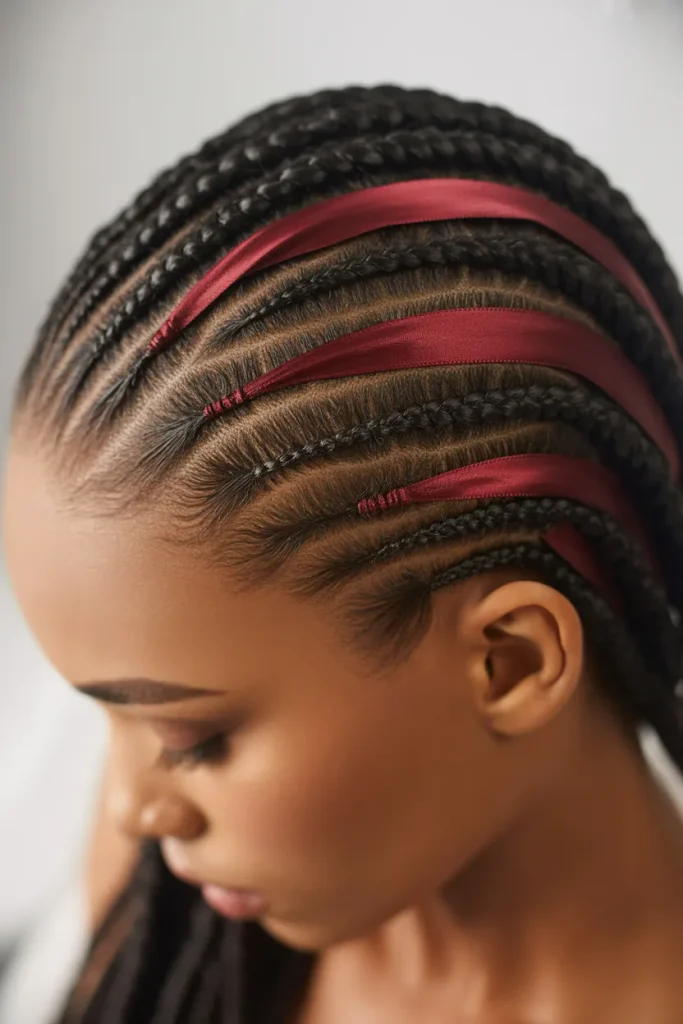 Ribbon Cornrows