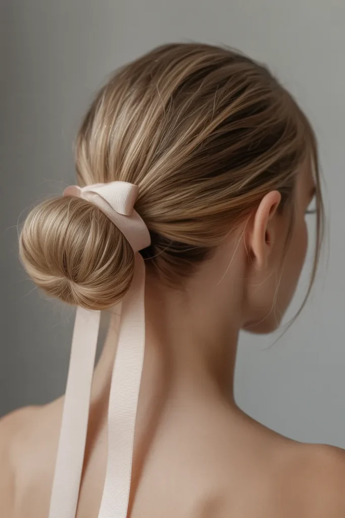 Ribbon Mini Bun