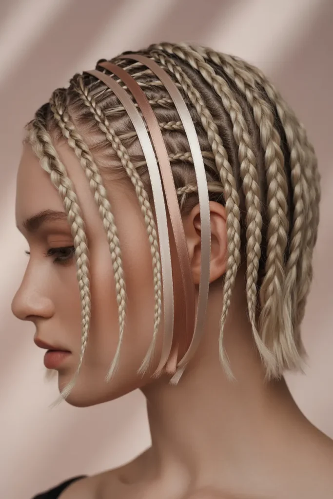 Ribbon-Wrapped Braids