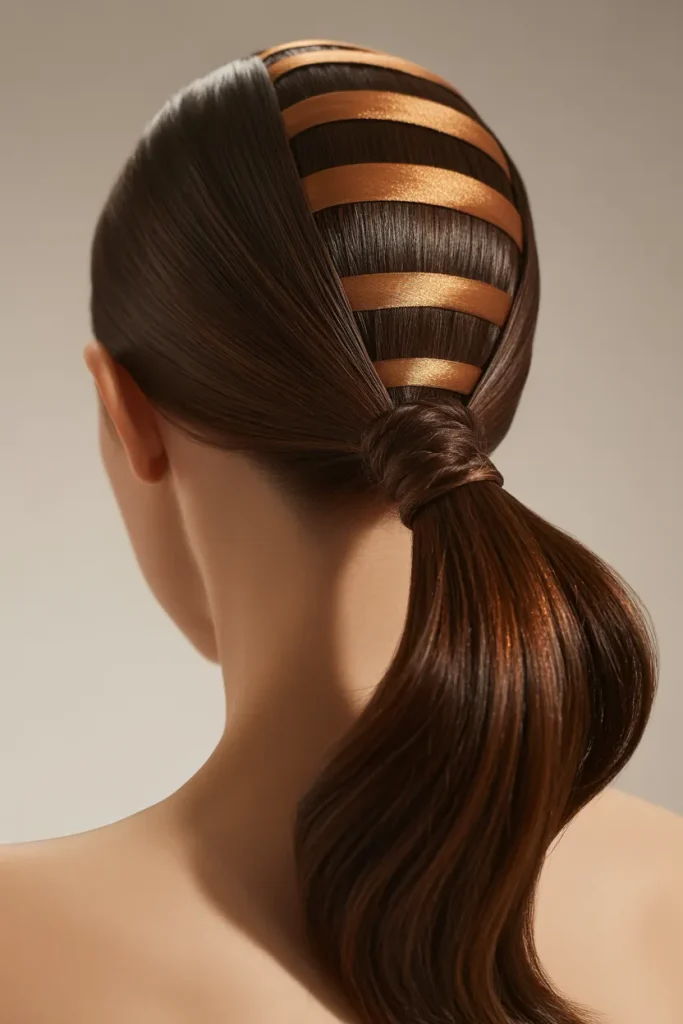 Ribboned Ponytail