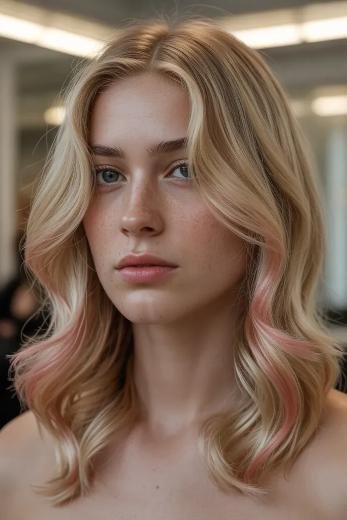 Rose Beige Waves