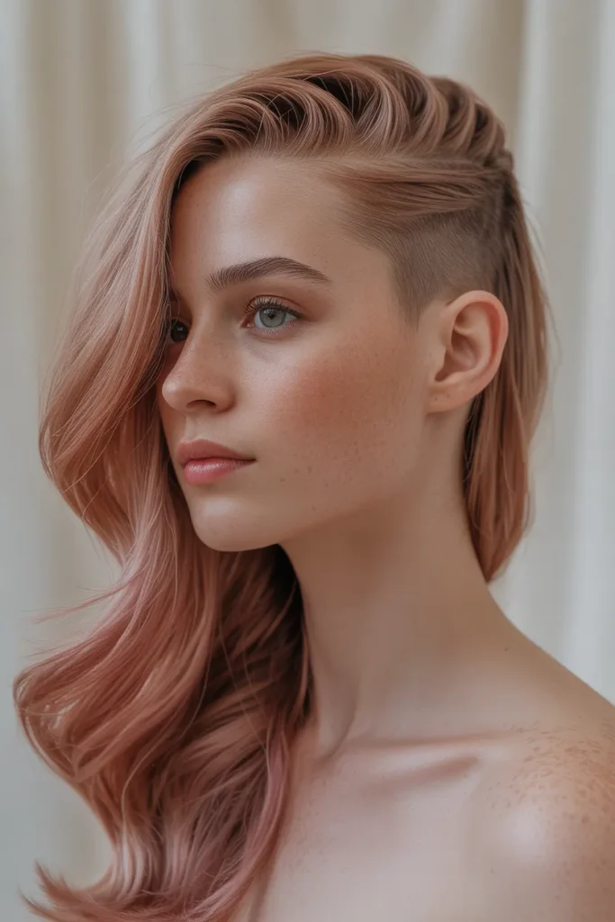 Rose Gold Undercut