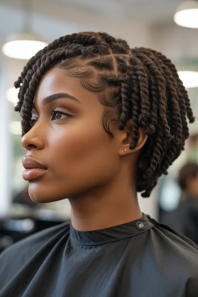 Sculpted Bob Twists