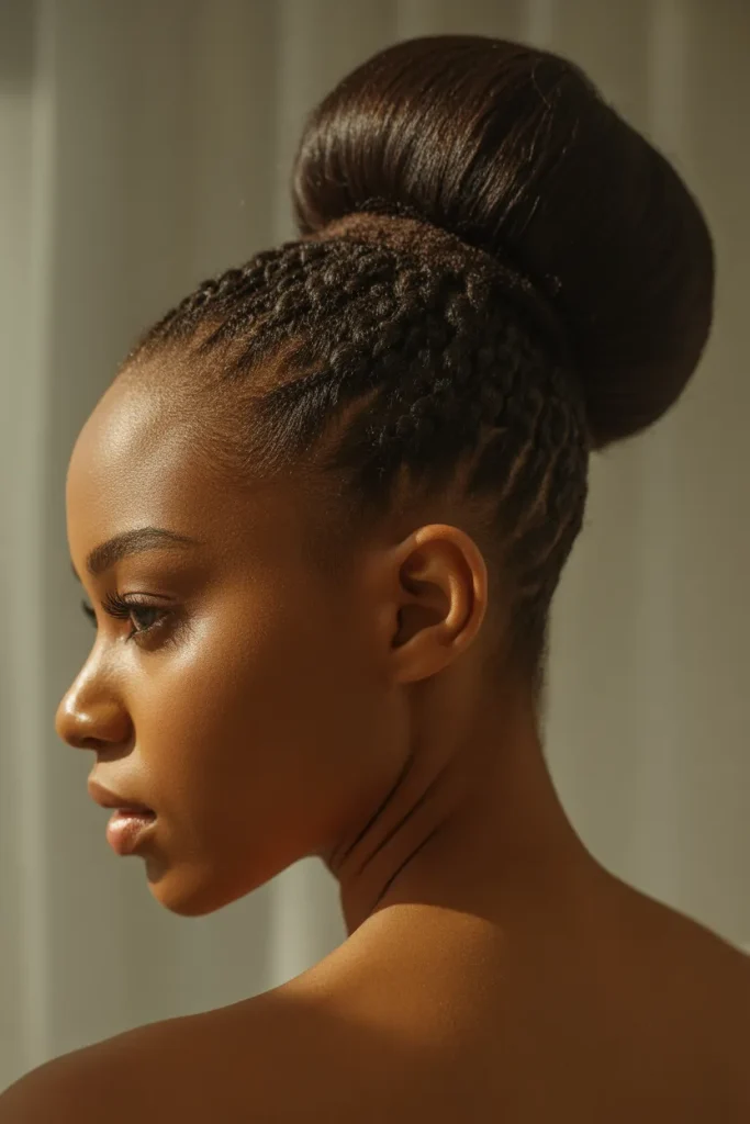 Sculpted Crown Bun