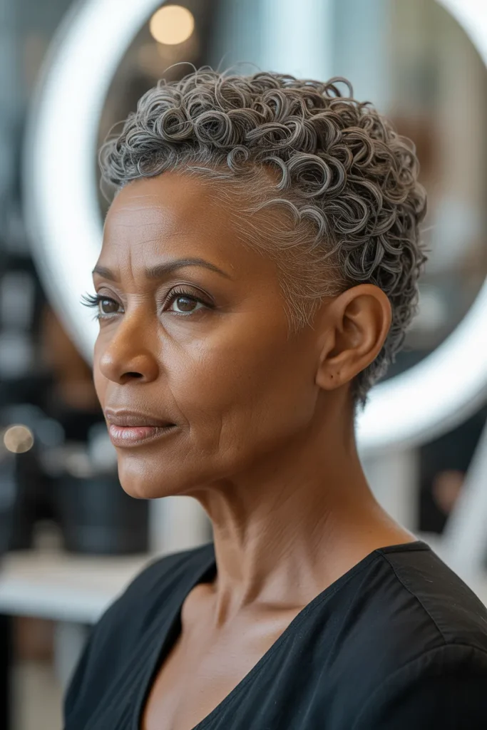 Sculpted Curl Crop