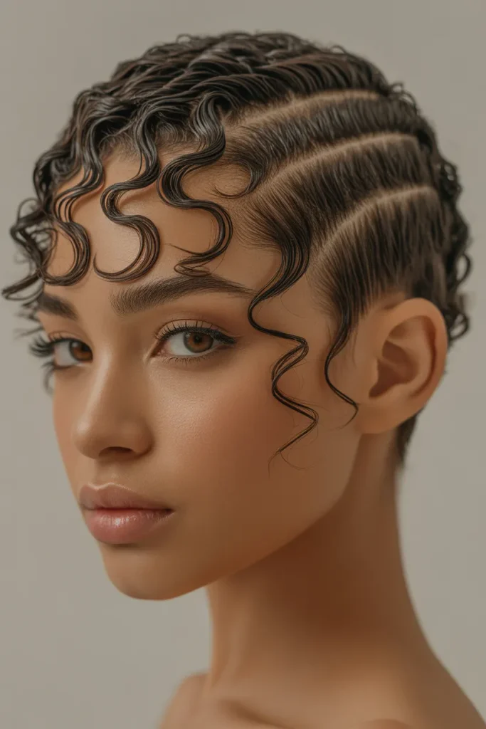 Sculpted Curl Fringe