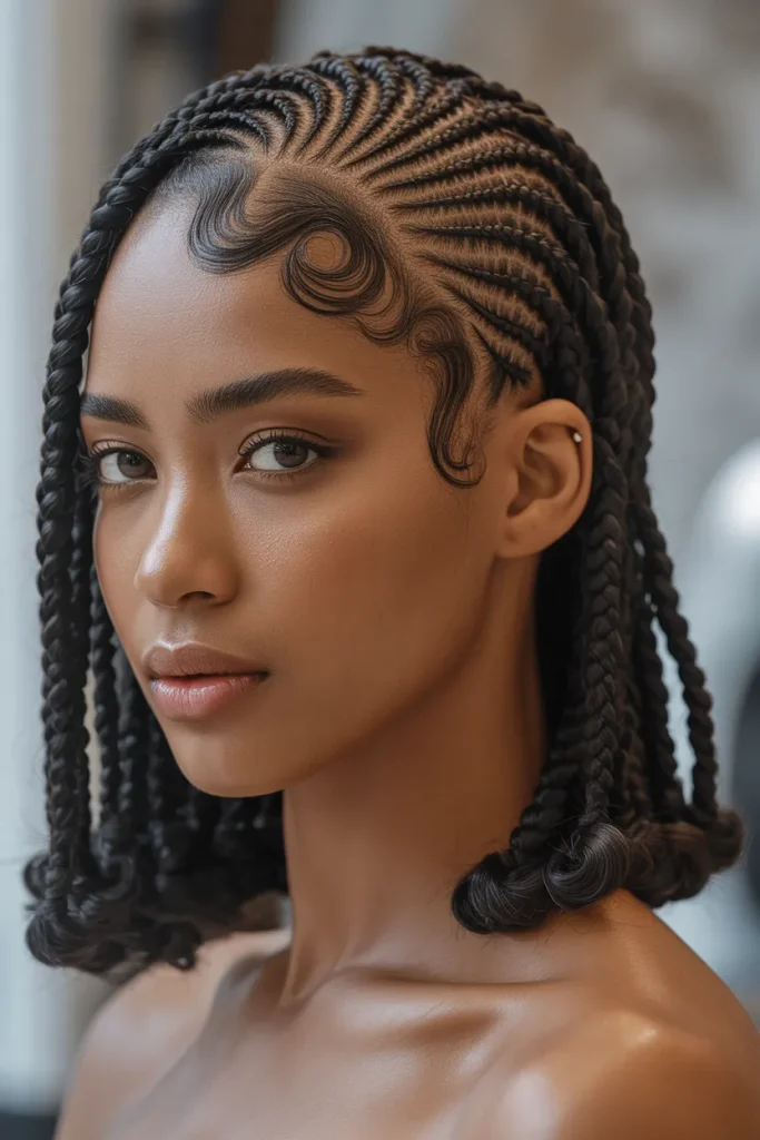 Sculpted Fulani Bob