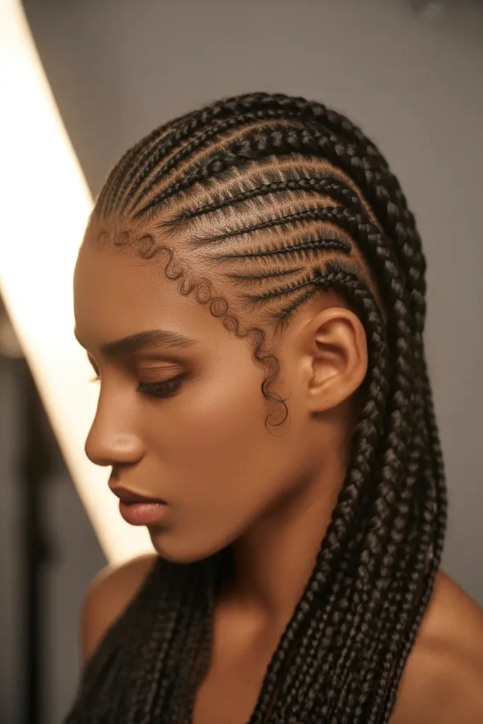 Sculpted Side Braid