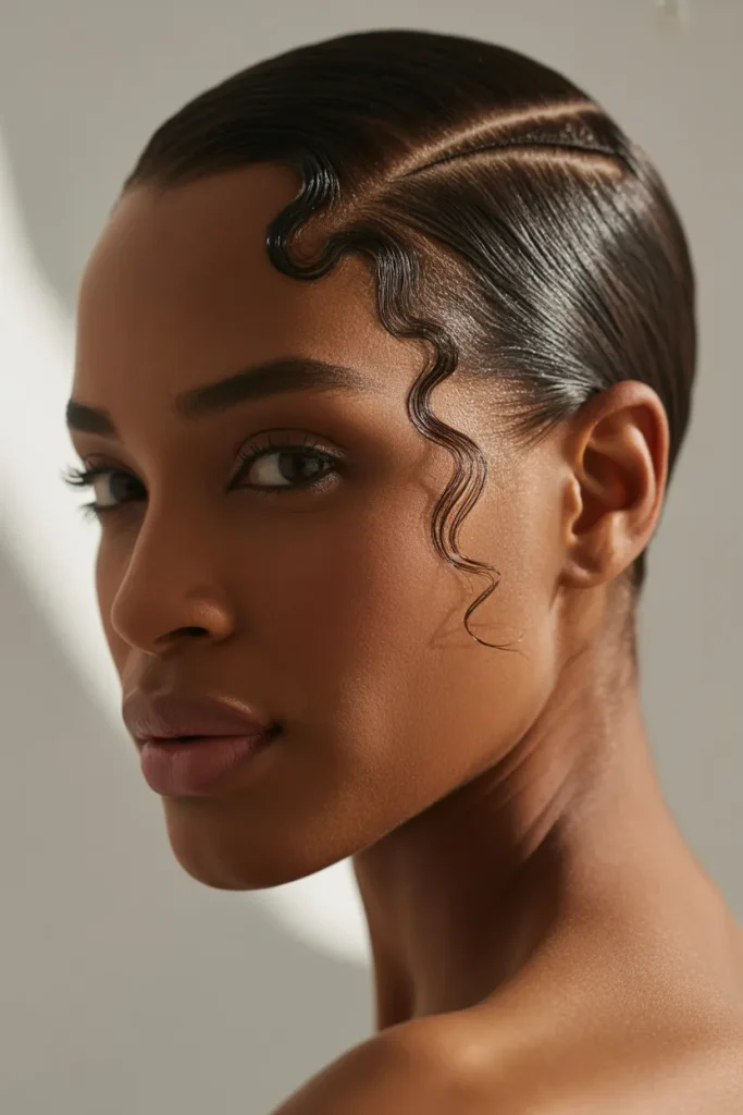 Sculpted Side-Part Crop