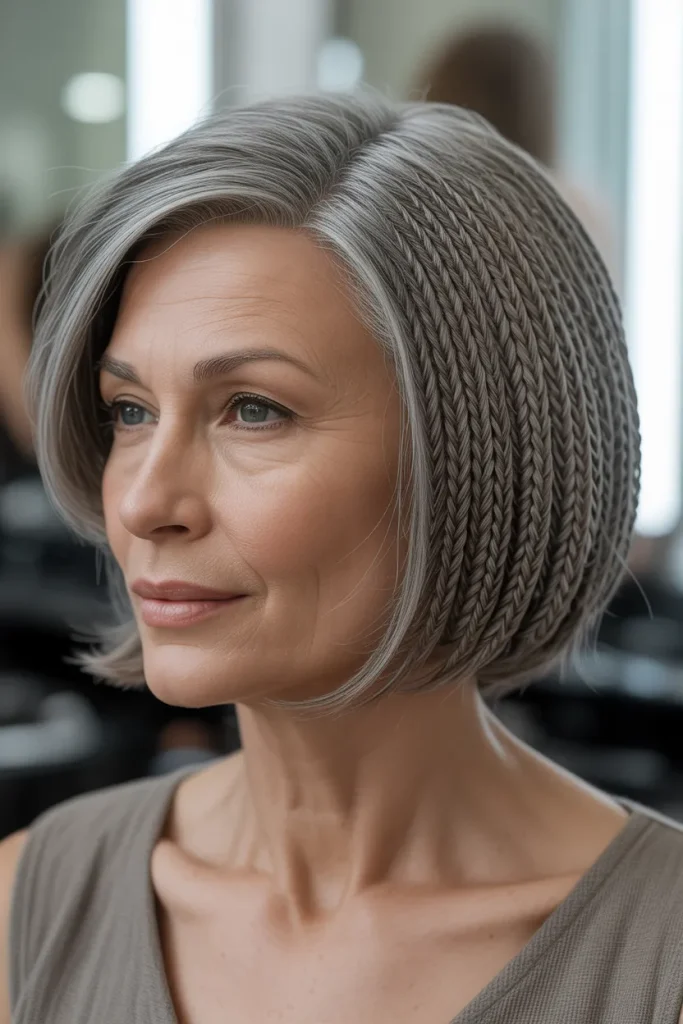 Sculpted Silver Bob