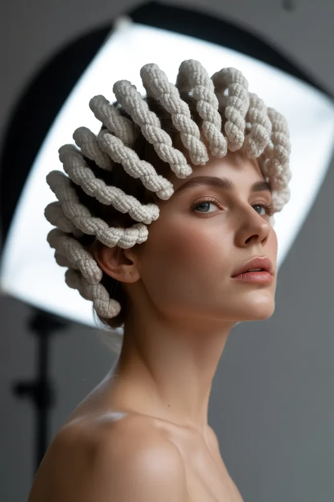 Sculptural Crown Twists