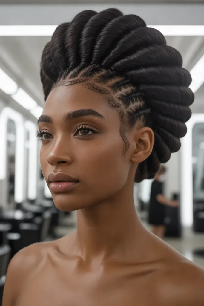 Sculptural Twist Updo