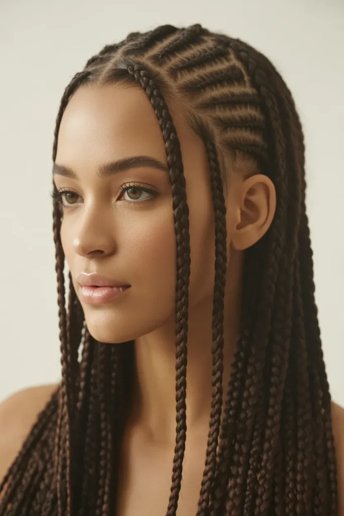 Soft Fringe Braids
