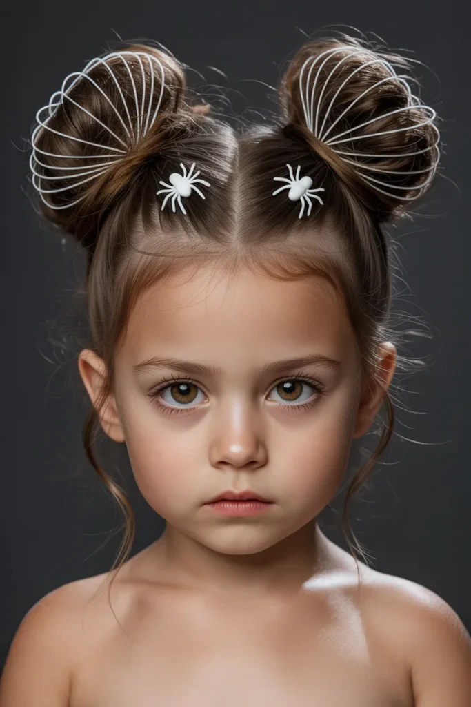 Spiderweb Space Buns