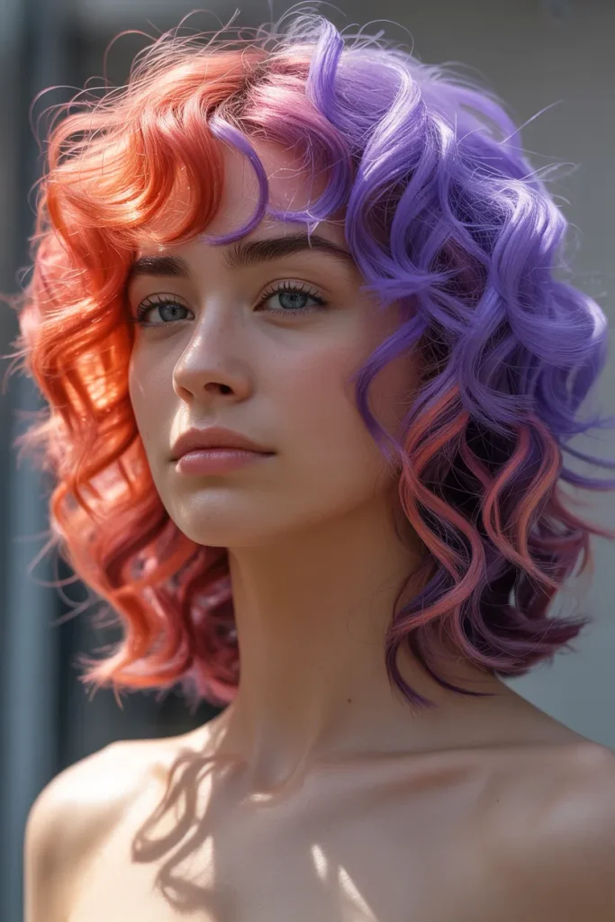 Split-Color Ringlets
