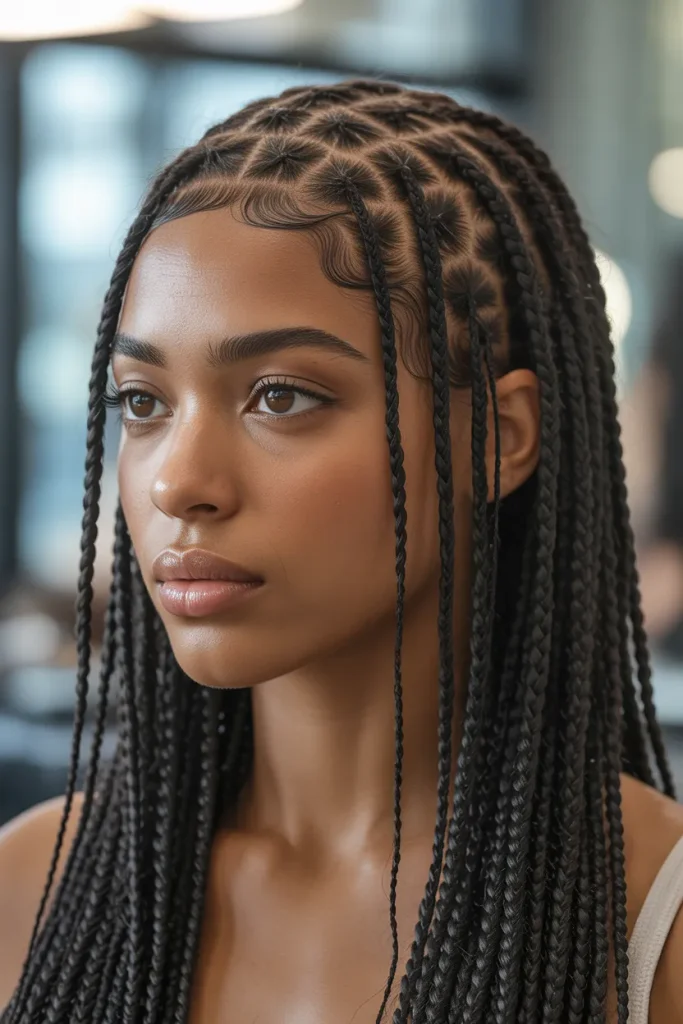 Tiny Knotless Braids