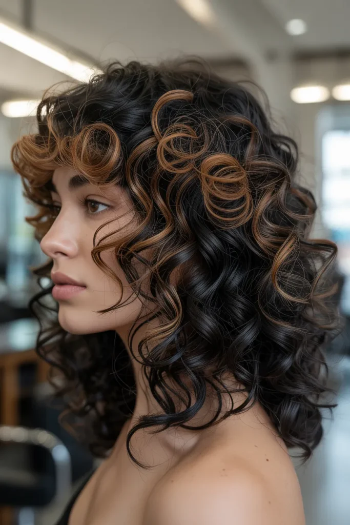 Toffee Halo Curls