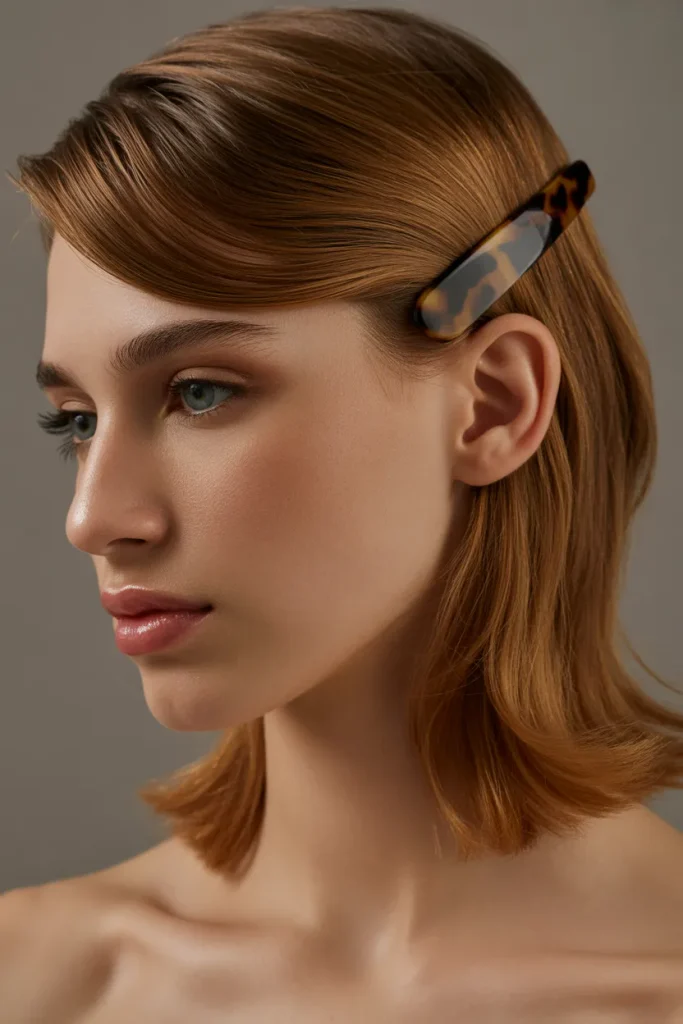 Tortoiseshell Side Sweep