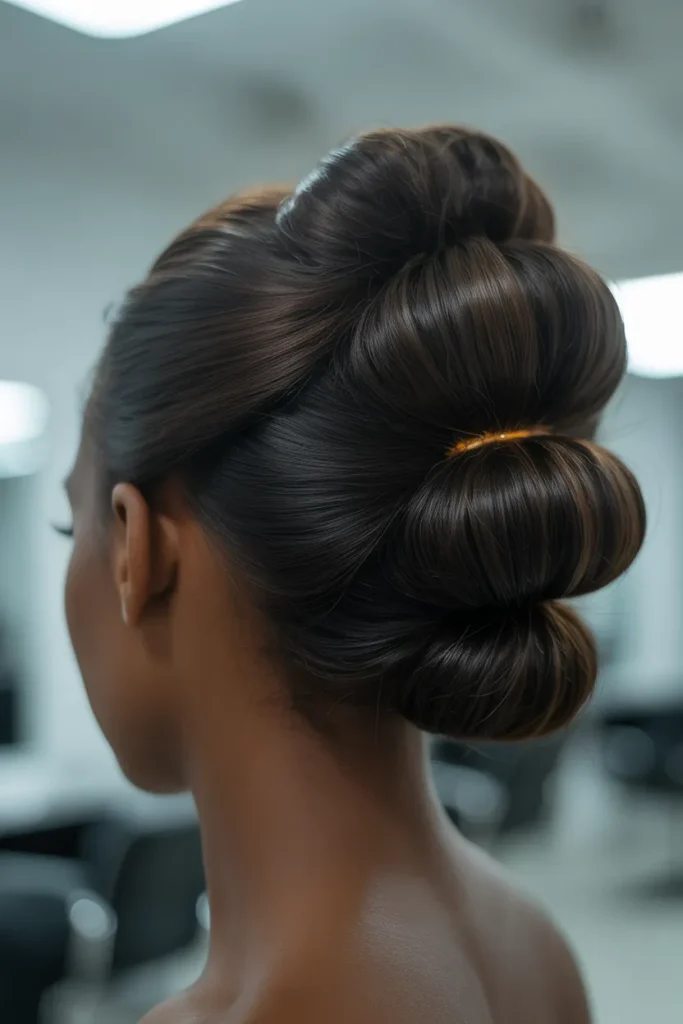 Twisted Bubble Updo