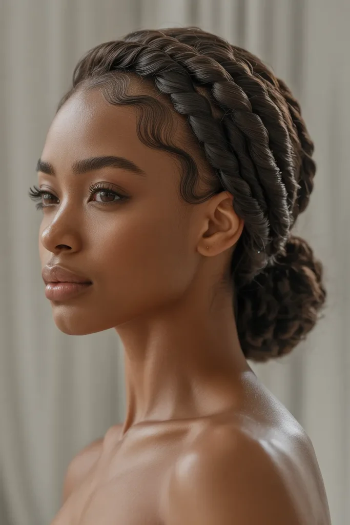 Twisted Crown Chignon