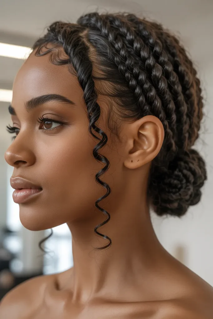 Twisted Side Bun