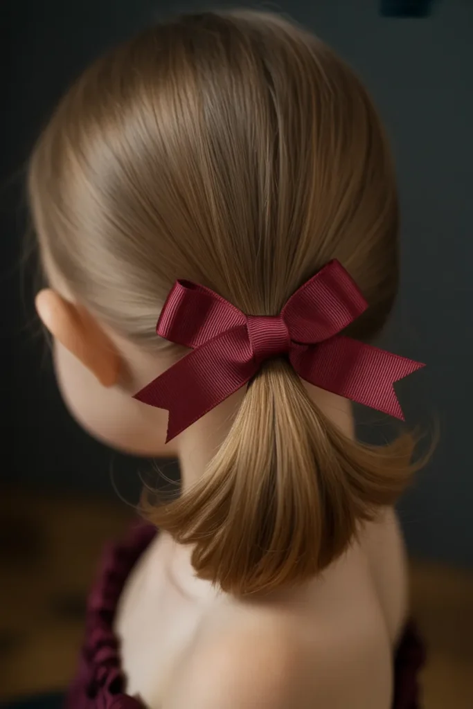 Vampire Bow Ponytail