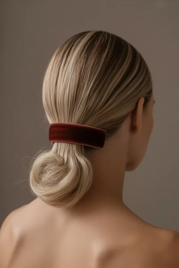 Velvet Barrette Pony