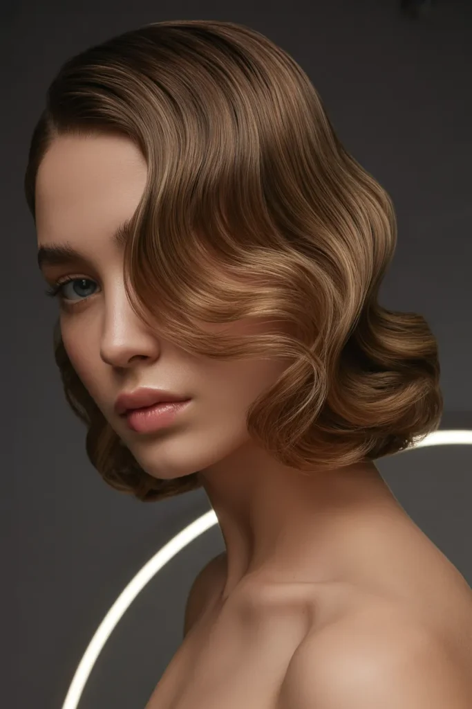 Velvet Side Sweep