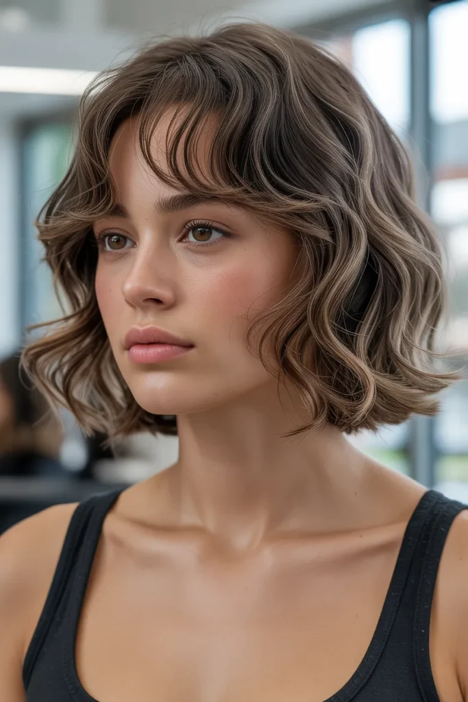 Wavy Jawline Crop