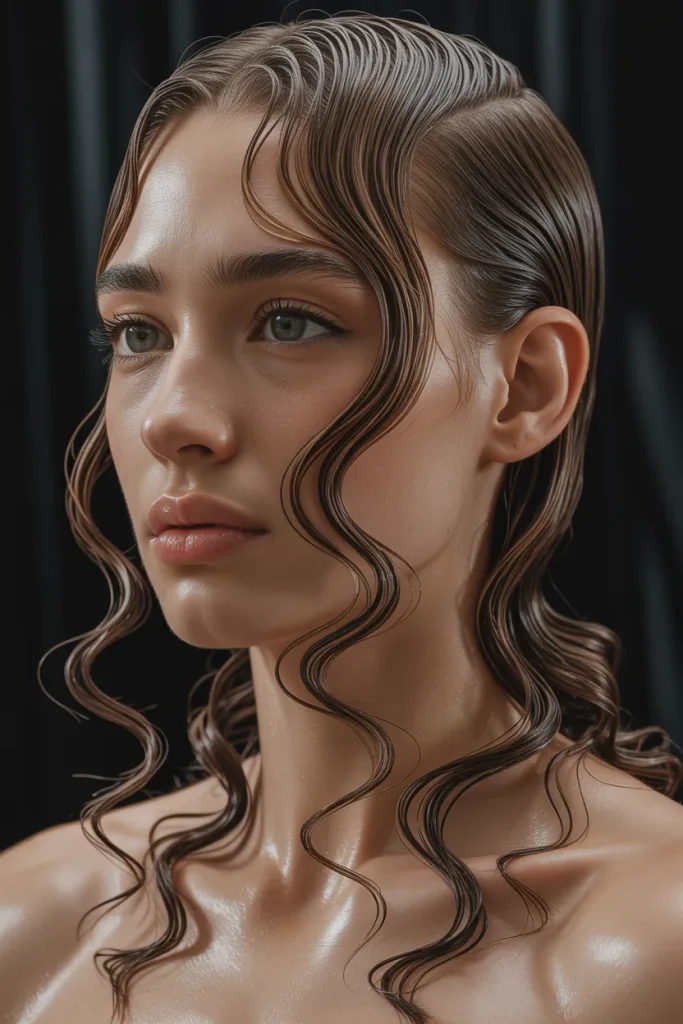 Wet-Look Serpent Waves