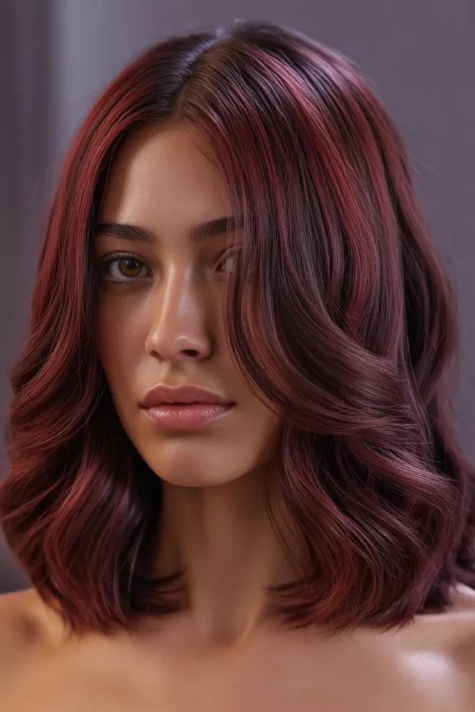 Wine Gloss Waves