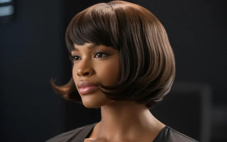 bob with bangs hairstyles for black women