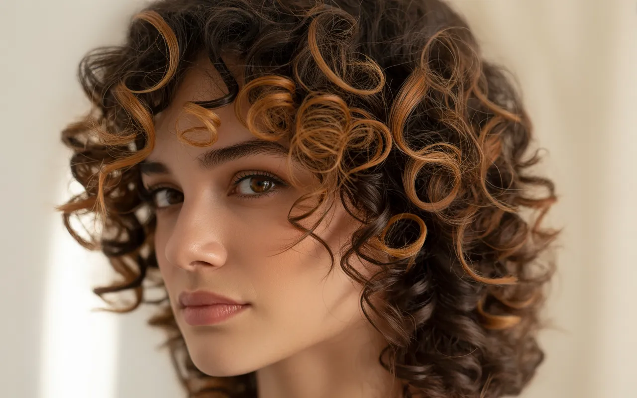 dark caramel balayage