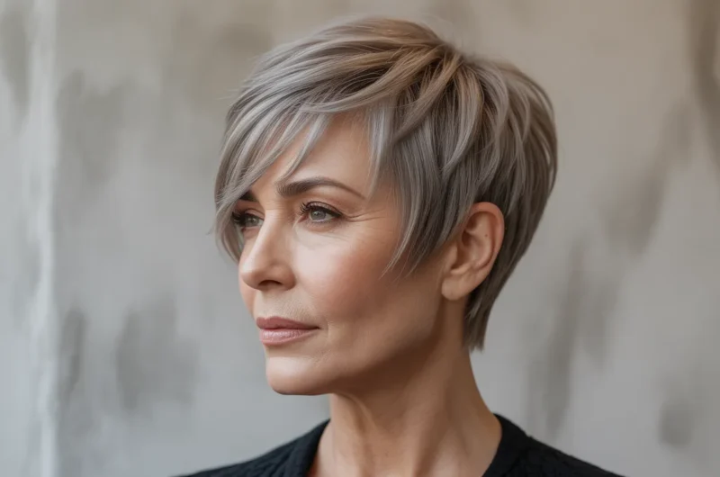 edgy choppy pixie haircuts for women over 50