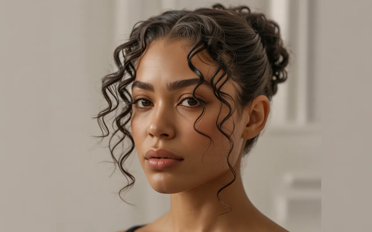 half up half down hairstyles black women
