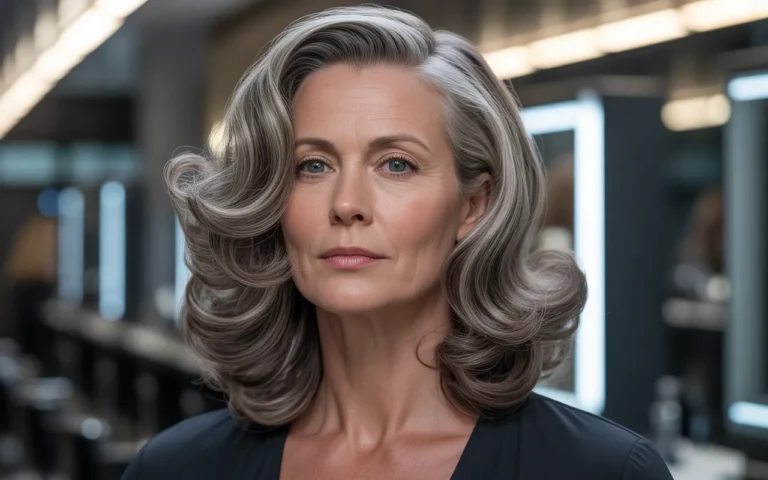 wavy hairstyles for women over 40