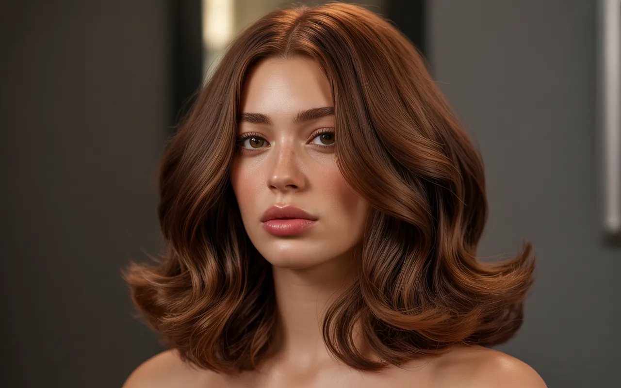 Winter Highlights for Brown Hair